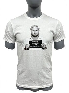 Arn Anderson White Graphic  T-Shirt